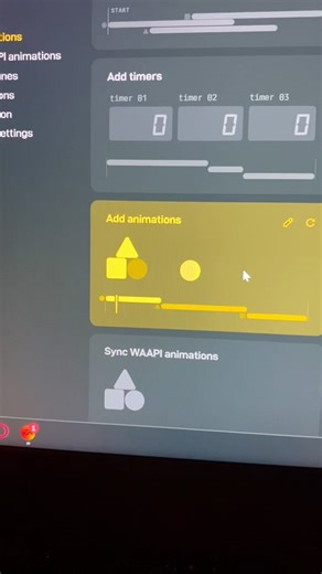 JavaScript website animations