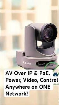 AV Over IP & PoE, Power, Video, Control Anywhere on ONE Network!
