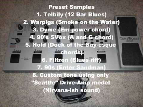 Korg Toneworks AX1000G demo