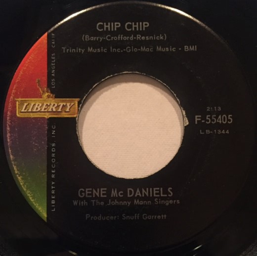 Gene McDaniels With The Johnny Mann Singers - Chip Chip