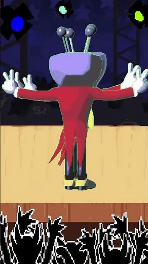 T-V Pose, Tenna 3D Model Test Deltarune Chapter 3 #deltarune #3danimation #animation #blender #2d3d