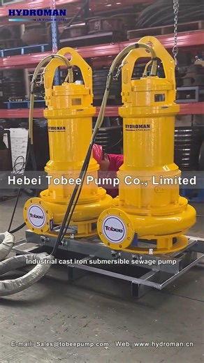 Hydroman® Cast Iron Submersible Pumps for Industrial & Municipal Systems