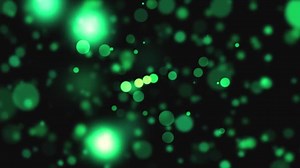 Bright green lights low poligon background 3D video in 4K.