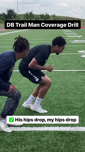 Defensive Back Man Coverage Drill