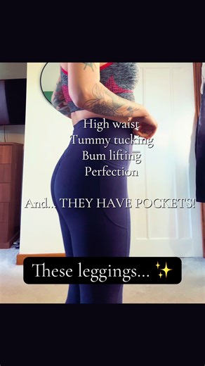Didn’t expect leggings from Tik Tok shop to do this but here we are 👀 ✔️High waist that doesn’t dig in ✔️Holds everything in without feeling tight ✔️Super comfy ✔️Does something very nice to the bum 👀\t Wearing them all week tbh. Linked on TikTok Shop if you want to try them too 🤍 #HalaraLeggings #HighWaistedLeggings #TummyTuckingLeggings #TikTokShopUK