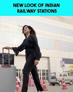 2.1M views · 10K reactions | New Look Of Indian Railway Stations #indianrailways #rail  | Curly Tales | Facebook