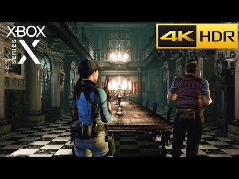 Resident Evil Remastered - Xbox Series X HDR 4K Gameplay - Jill Valentine