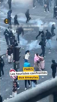 Paris : les touristes confrontés aux émeutes