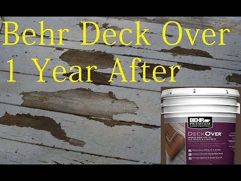 Behr Deck Over Paint - Review after 1 Year