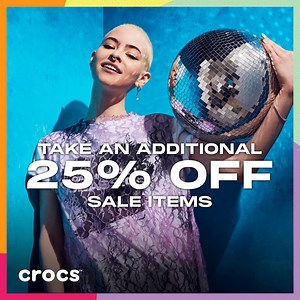 14K views · 46 reactions |  Sale Alert! Extra 25% off sale items! Don't miss this! Shop now! | Crocs | Facebook