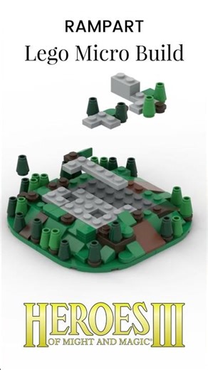 Heroes of Might & Magic 3 - LEGO Micro build - RAMPART