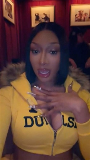Megan Watching A Scary Movie 😂😯 #megantheestallion #shorts