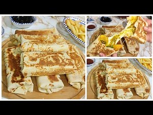 ليباني تونسي مثل المطاعم بطريقة ساهلة كل شيء في المقلاة بنة لا تقاوم🤤 sandwich libanais tunisien