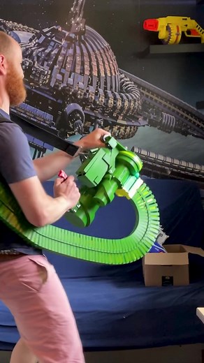 546K views · 3.8K reactions | Fastest motorized foam dart gun fire rate  684 per minute ⏱️ by Thomas Busch  | Guinness World Records | Facebook