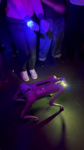 Robot Rave Hackathon 2026, in London! The robot stands up and dances! #hackathon #viral