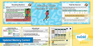 PlanIt Maths Year 5 Number and Place Value Lesson Pack 10: Rounding Whole Numbers to 100 000