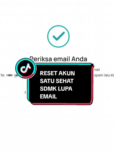 Cara Reset Akun Satu Sehat SDMK Lupa Email