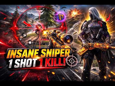 INSANE Sniper Shot in Battle Royale! 😱 1 Shot 1 Kill | Call of Duty Mobile