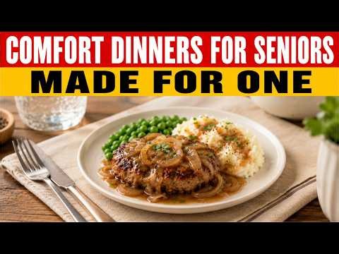 10 Cheap Comfort Dinners for Seniors Living Alone