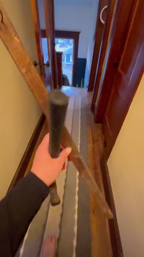 Honestly didn’t even realize this was missing until I went looking for where it went but I’m still taking the W #homerenovation #oldhouse #oldhousetiktok