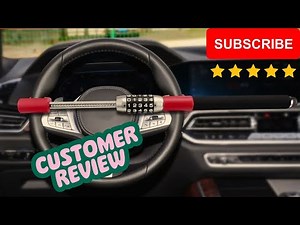 Tevlaphee Steering Wheel Combinstion Lock. REVIEW