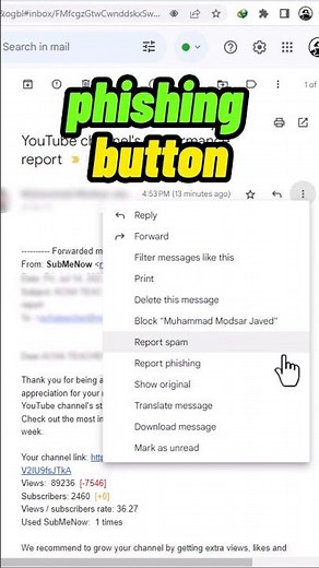 How to report a spam