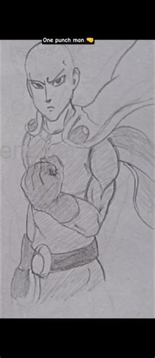 One punch man #art #anime #drawing #shorts #fullbody