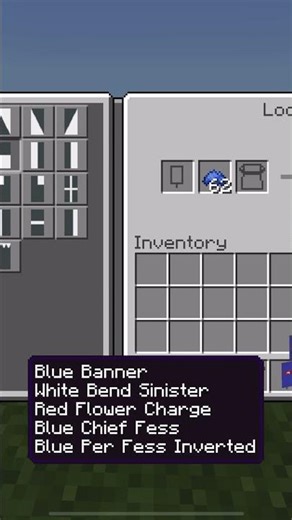 Minecraft Flag Banner Tutorial: Slovakia #minecraft #shorts