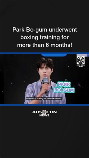 16K views · 105 reactions | Park Bo-gum underwent boxing training for more than 6 months for the Korean drama series 'Good Boy' #reels | ABS-CBN News | Facebook