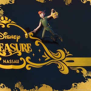 ✨ 🚢 FIRST LOOK: Peter Pan and Captain Hook will be on the stern of Disney Cruise Line’s newest ship, the Disney Treasure! With the help of Tinker Bell’s pixie dust, Peter Pan is adding the finishing touch to the ship’s stern filigree, and Captain Hook can be seen leaning out a porthole close by. Read more: http://di.sn/6182Puhin | Disney Cruise Line Jobs