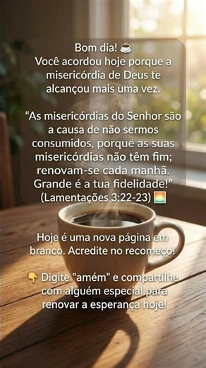 Um Bom dia: Sinta paz agora: A mensagem que vai transformar o seu dia 🕊️#bomdia#féeesperança