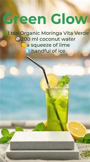 How to Make The Most Refreshing Moringa Drink of the Summer? #wellness #superfood