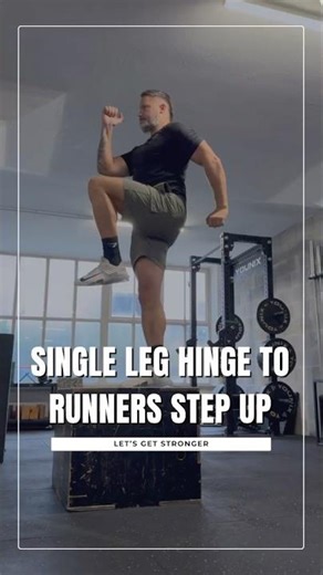 Single Leg Hinge To Runners Step Up