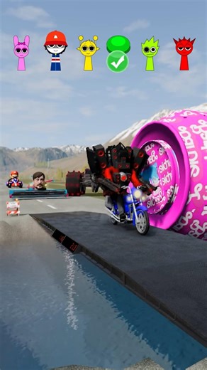 😂SmileEveryday & GummyBear & Thanos & Speakerman & MrBeast & SuperMario VS Bollard Barbie