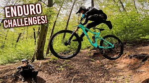 Enduro MTB Challenges auf meinem Hometrail: Extreme Action