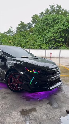 META·滅☠️ on Instagram: "换上红色灵魂🥵🔥 #rim #modified #red #honda #hondacıvıc #civicx_br #改造車"