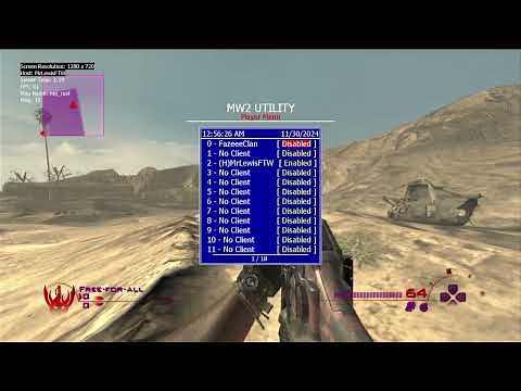 PS3 - MW2 1.14 Utility Non Host RCE SPRX Mod Menu By Soul [CFW/HEN]