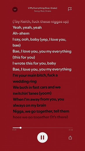 U My Everything | Sexyy Red, Drake #audios4you #fyp #audios #lyrics #spotify #lipsync #xcyzba #foryou #viral #sexyyred #drake