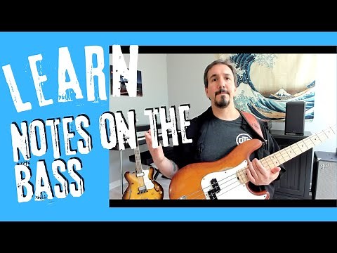 How to Find the Notes on the Bass Guitar- Bass Neck Explained - Note names on Neck and Fretboard