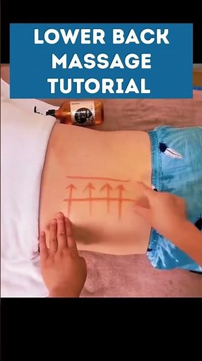 Lower Back Massage TUTORIAL 💆‍♂️ (Easy & Effective!) #MassageTutorial