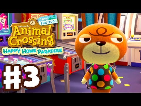 Home Game Hideaway! - Animal Crossing: New Horizons - Happy Home Paradise DLC - Gameplay Part 3