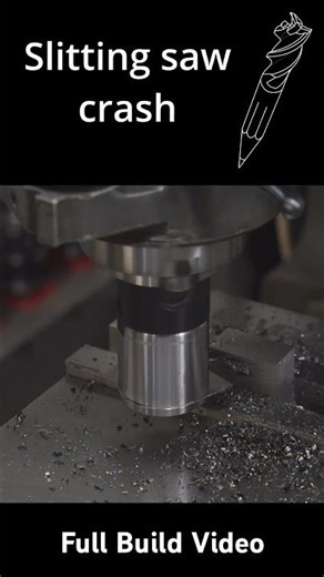 Slitting saw explodes