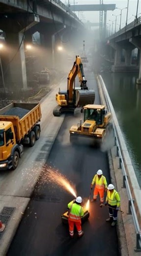 Futuristic Road Construction