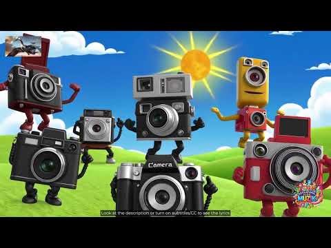 The Click, Click, Zoom Song 🎵 English Kids Song about Cameras 🎵 Objects Song #EKM