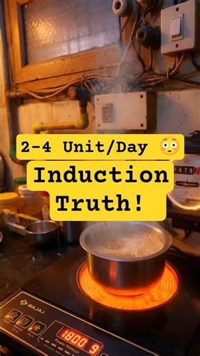 Induction 1 दिन में कितनी Unit लेता है? 😳 | Bijli Bhaiya ⚡