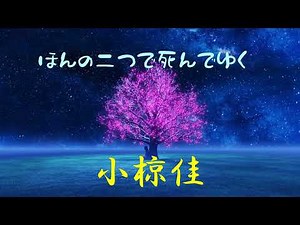 ほんの二つで死んでゆく 小椋佳
