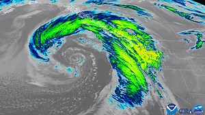 NOAA's GOES West satellite is continuing to monitor a large storm system over the West Coast this morning that is bringing the threat of heavy rainfall and flooding from the southern coast of Oregon to central California. Heavy mountain snow is also expected. Latest watches and warnings: www.weather.gov | NOAA Satellite and Information Service