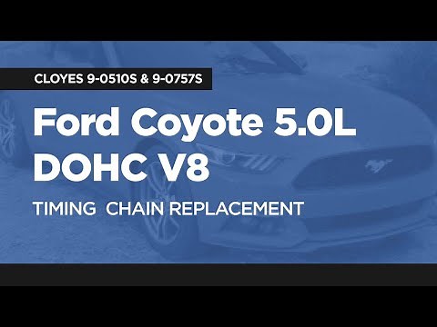 Ford Coyote 5.0L DOHC V8 Engine Timing Chain Replacement Video