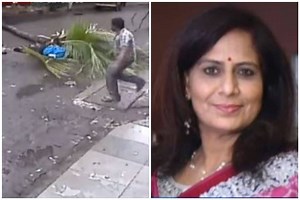 Shocking CCTV video of coconut tree falling on former DD anchor Kanchan Nath goes viral; know everything about case
