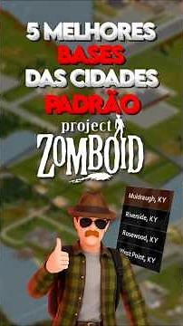 THE 5 BEST BASES IN PROJECT ZOMBOID'S MAIN CITIES! 📍 #projectzomboid #games #tips #shorts